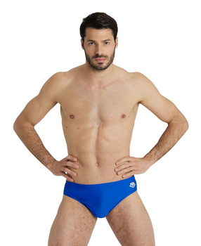 Kąpielówki slipy męskie Arena Men's Icons Swim Briefs Solid Neon Blue