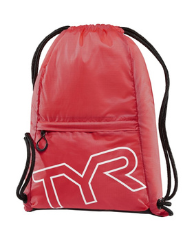 Plecak worek sportowy szkolny na basen Tyr Draw String Red