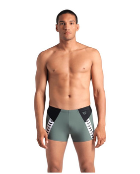 Bokserki kąpielowe męskie Arena Men's Stripe Swim Short Sage Black Multi