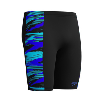 Kąpielówki męskie spodenki kąpielowe Speedo Hyperboom Jammer Black Blue