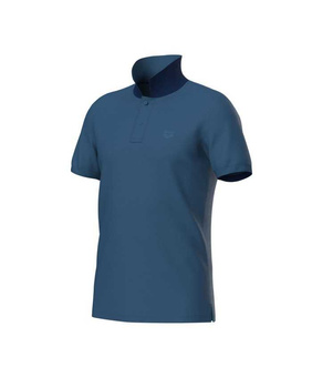Koszulka T-shirt polo męska Arena Men's Poloshirt Solid Cotton Piquet Grey Blue Navy