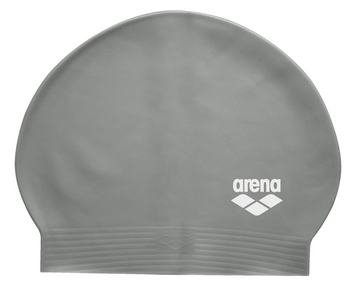 Czepek pływacki na basen lateksowy unisex Arena Soft Latex II Silver