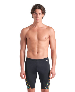 Kąpielówki jammery męskie Arena Men's Olives Swim Jammer Black Multi