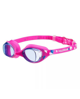 Okulary pływackie dziecięce Aquawave Breeze Junior Pink Blue Transparent