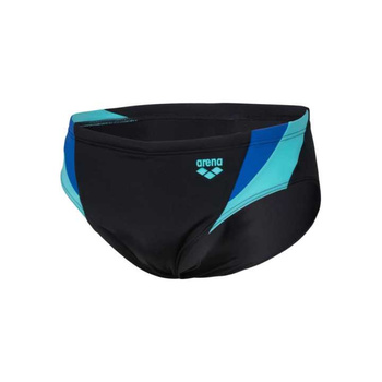 Slipy kąpielowe męskie Arena Men's Swim Briefs Panel Black Royal