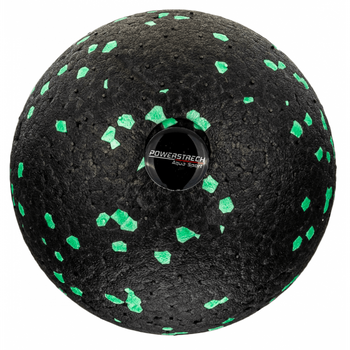 Piłka do masażu Aqua-Sport Powerstrech Ball EPP Black Green 8 cm