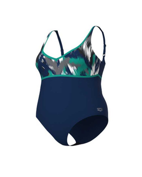 Strój kąpielowy damski Arena Women's Bodylift Plus Size Jennifer Wing Back