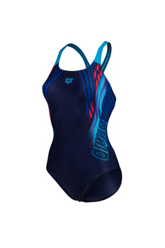 Strój kąpielowy damski Arena Women's Underwater Swimsuit Pro Back Navy Multi
