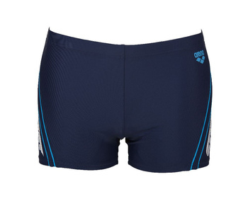Kąpielówki bokserki męskie Arena Men's Bystar Short Navy Pix Blue White