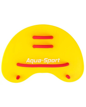 Wiosełka treningowe do pływania Aqua-Sport Blackhawk Finger Paddle Yellow
