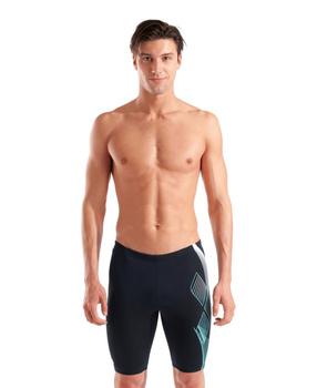 Spodenki kąpielowe męskie Arena Men's Sea Water Swim Jammer Black-Water