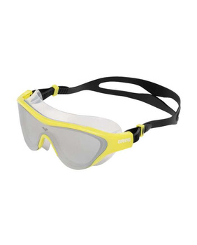 Okulary maska pływacka na basen Arena The One Silver Soft Green Black