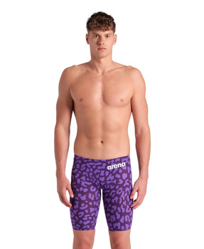 Strój startowy męski Arena Men's Powerskin Carbon Air2 Le Jammer Leopard Violet
