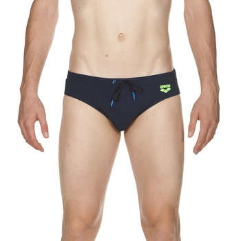 Kąpielówki slipy męskie Arena Men's Sunf Aded Brief Navy Shiny Green