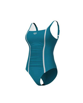 Strój kąpielowy damski Arena Women's Bodylift Amelia U Back Green Ice
