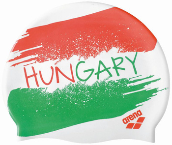Czepek do pływania na basen silikonowy unisex Arena Print 2 Hungary