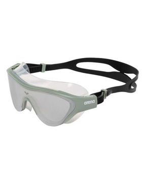 Okulary maska pływacka na basen Arena The One Silver Jade Black