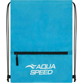 Plecak worek szkolny Aqua Speed Gear Sack Zip Blue 16l