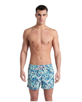 Szorty kąpielowe męskie Arena Men's Beach Boxer Water White Multi