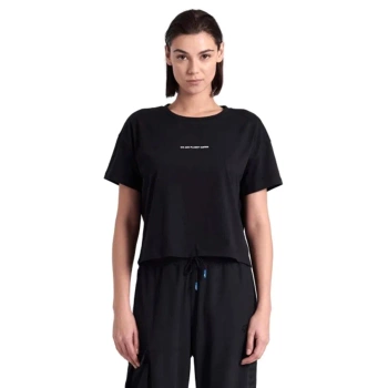 Koszulka damska top bawełniany sportowy okrągły dekolt Arena Crop Top