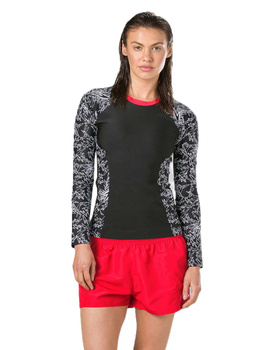 Koszulka damska Speedo Women Long Sleeve Boom Allover