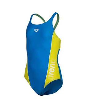 ARENA STROJE PŁYWACKIE GIRL'S THRICE PRO BACK ONE PIECE BLUE CHINA SOFT GREEN 006492/890 140 (10-11)