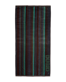 Ręcznik kąpielowy Arena Beach Towel Multistripes II Sepia Sage Water