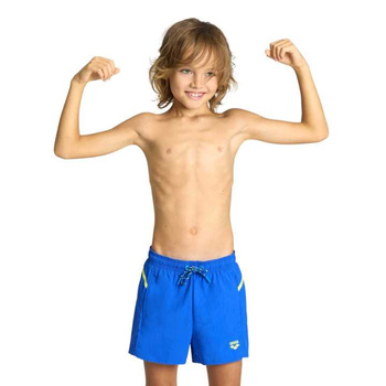 Spodenki szorty chłopięce Arena Boy's Pro File Beach Short Neon Blue Soft Green
