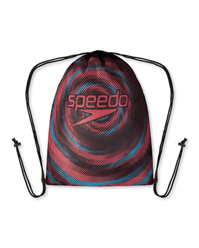 Plecak worek sportowy unisex Speedo Printed Mesh Bag 35l Red
