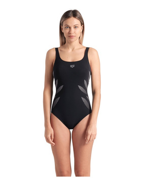 Strój kąpielowy damski Arena Women's Bodylift Milena Wing Back Black