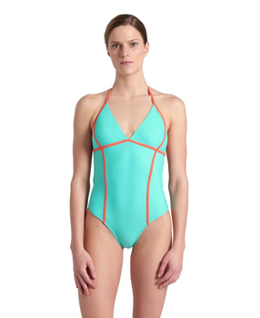 Strój kąpielowy damski Arena Women's Profile Back One Piece Water Calypso Coral