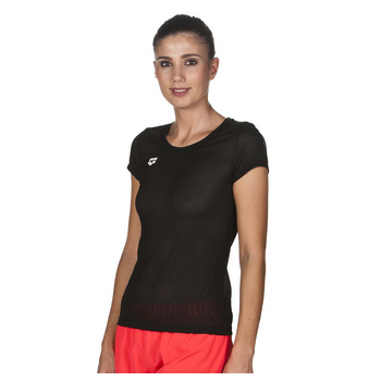 Koszulka damska Arena Women Gym S/S Mesh Solid