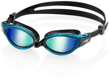 Okulary pływackie na basen unisex Aqua Speed Triton 2.0 Mirror Blue