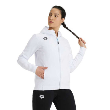 Damska bluza sportowa Arena Women's Team Hooded Jacket Panel White