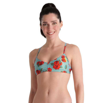 Góra od stroju kąpielowego damskiego Arena Women's Bandeau Live Martinica Multi