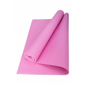 Mata do ćwiczeń jogi Aqua-Sport Powerstrech Yoga Pro Pink