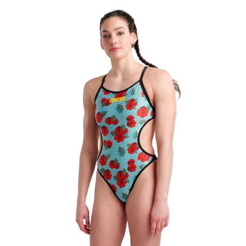 Strój kąpielowy damski Arena Women's Rule Breaker Hooked Rev Swimsuit Martinica Black Multi