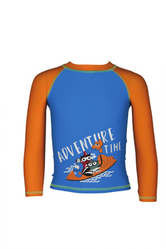Koszulka dziecięca ochronna UV na basen plażę Arena Water Tribe Blue