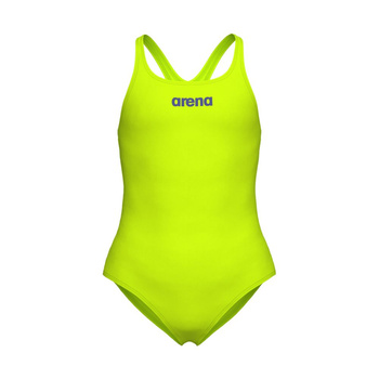 Strój kąpielowy dziewczęcy Arena Girl's Team Swimsuit Swim Pro Solid Artic Lime Future Dusk 