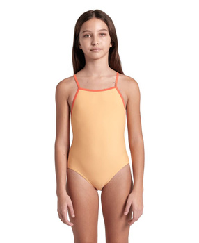 Strój kąpielowy dziewczęcy Arena Girl's Essentials Salomon Pink Calypso Coral