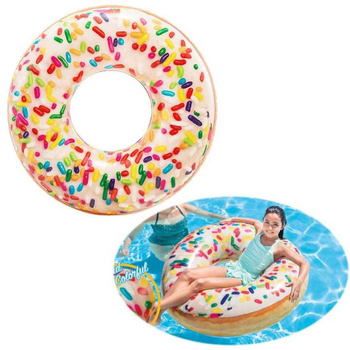 Koło dmuchane do pływania Pączek Intex Donuts