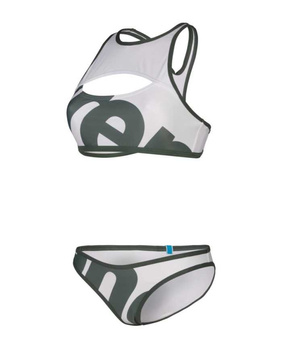 Strój kąpielowy damski Arena Women's Logo Brassiere Bikini Racer Back Sage Multi