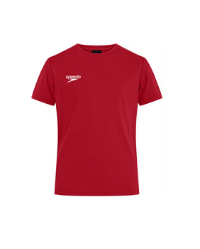 Koszulka T-Shirt męski Speedo Club Plain Tee Red