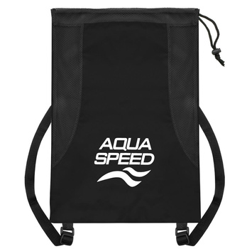 Plecak worek sportowy unisex Aqua Speed Mesh Backpack 51x36cm 30l Black