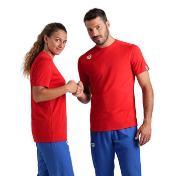Koszulka sportowa Unisex Arena T-shirt Team Solid Red