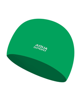 Czepek pływacki na basen Aqua-Sport Monocap 2.0 Silicone Swim Fluo Green