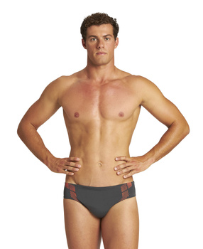 Kąpielówki męskie slipy kąpielowe sportowe na basen plażę Arena Streak Asphalt