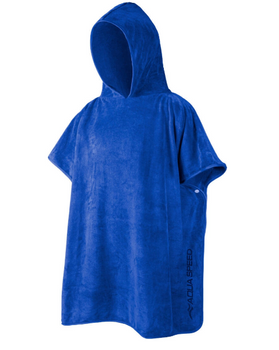 Poncho dziecięce na basen plażę ręcznik Aqua Speed Blue 80x140